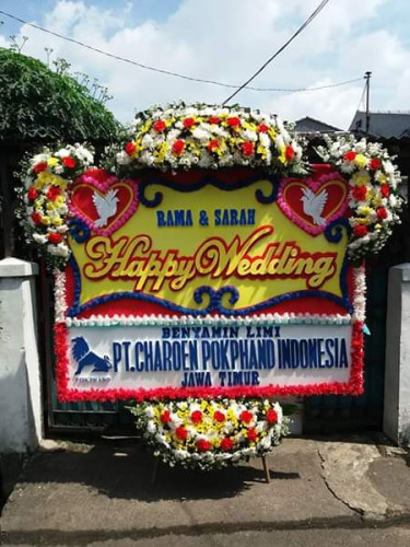 Karangan Bunga Pernikahan  di Sukmajaya